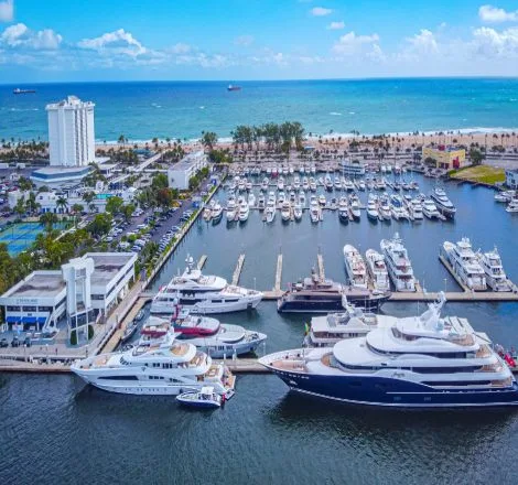 Boats in a Suntex Marina